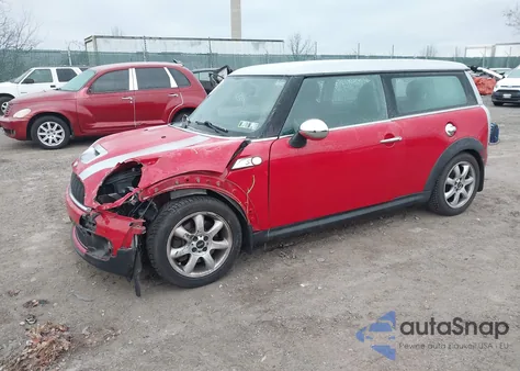 2008 Mini Cooper S Clubman from USA, damaged, VIN WMWMM33588TP71277